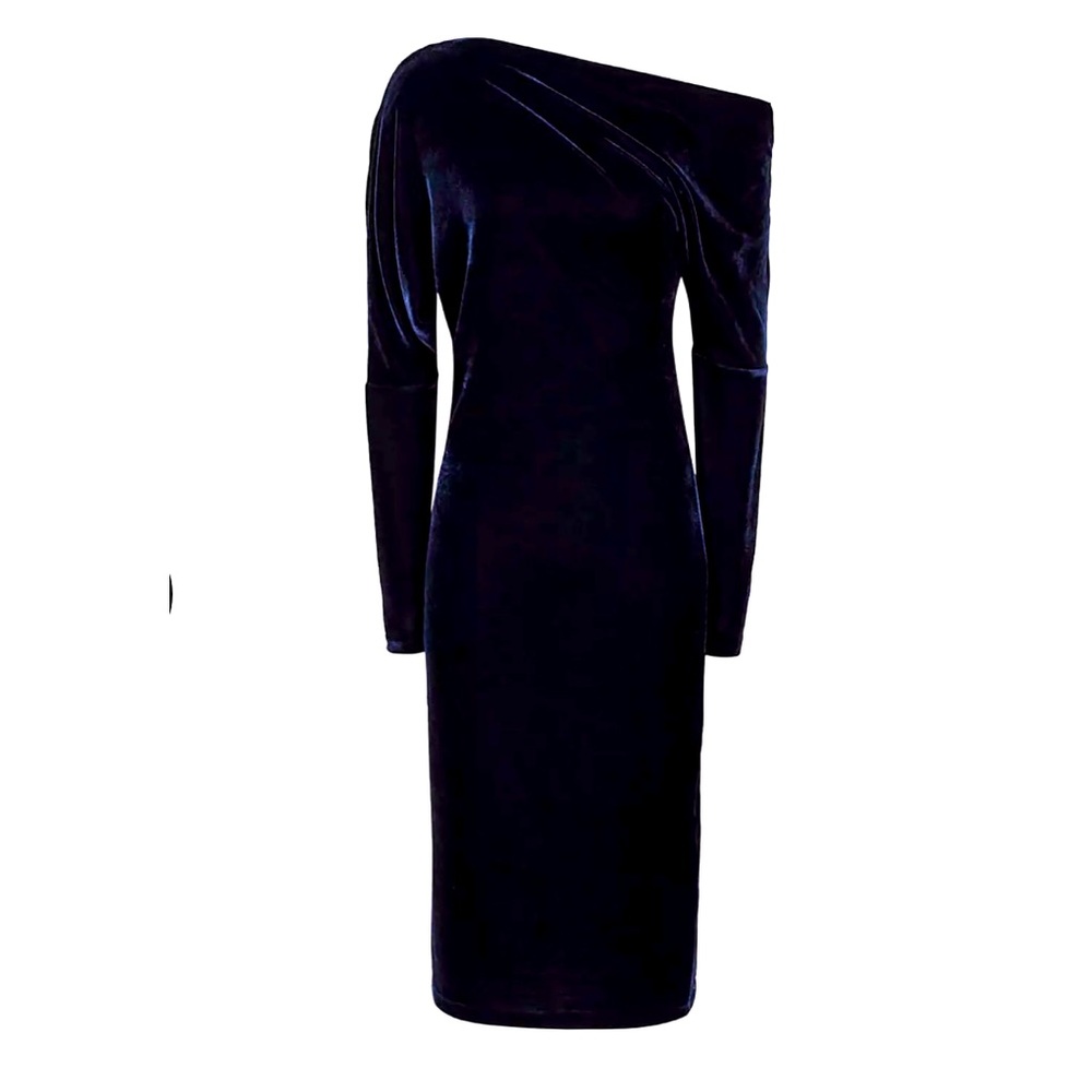 Reiss Valeria Draped Dress
